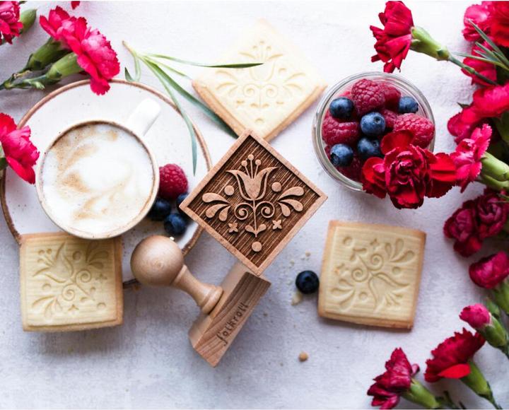 Produktbild Folkroll Damast, 55x55 mm