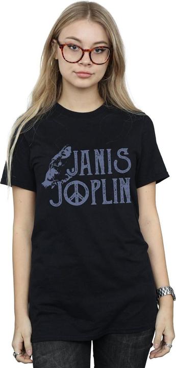 Immagine prodotto Janis Joplin Type Logo Maglietta Ampia Donna (L)