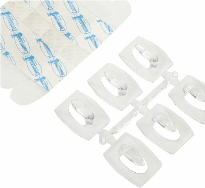 Produktbild 3M Plastik-Haken für verschiedene Zwecke, transparent