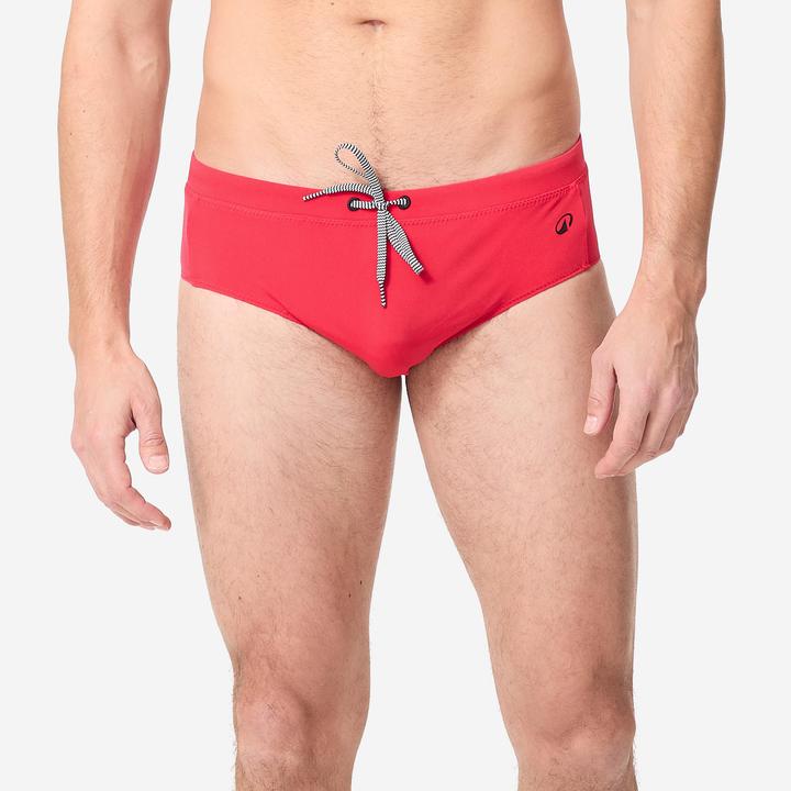 Produktbild Nabaiji Badehose Slip Herren - 100 Plus rot (50)