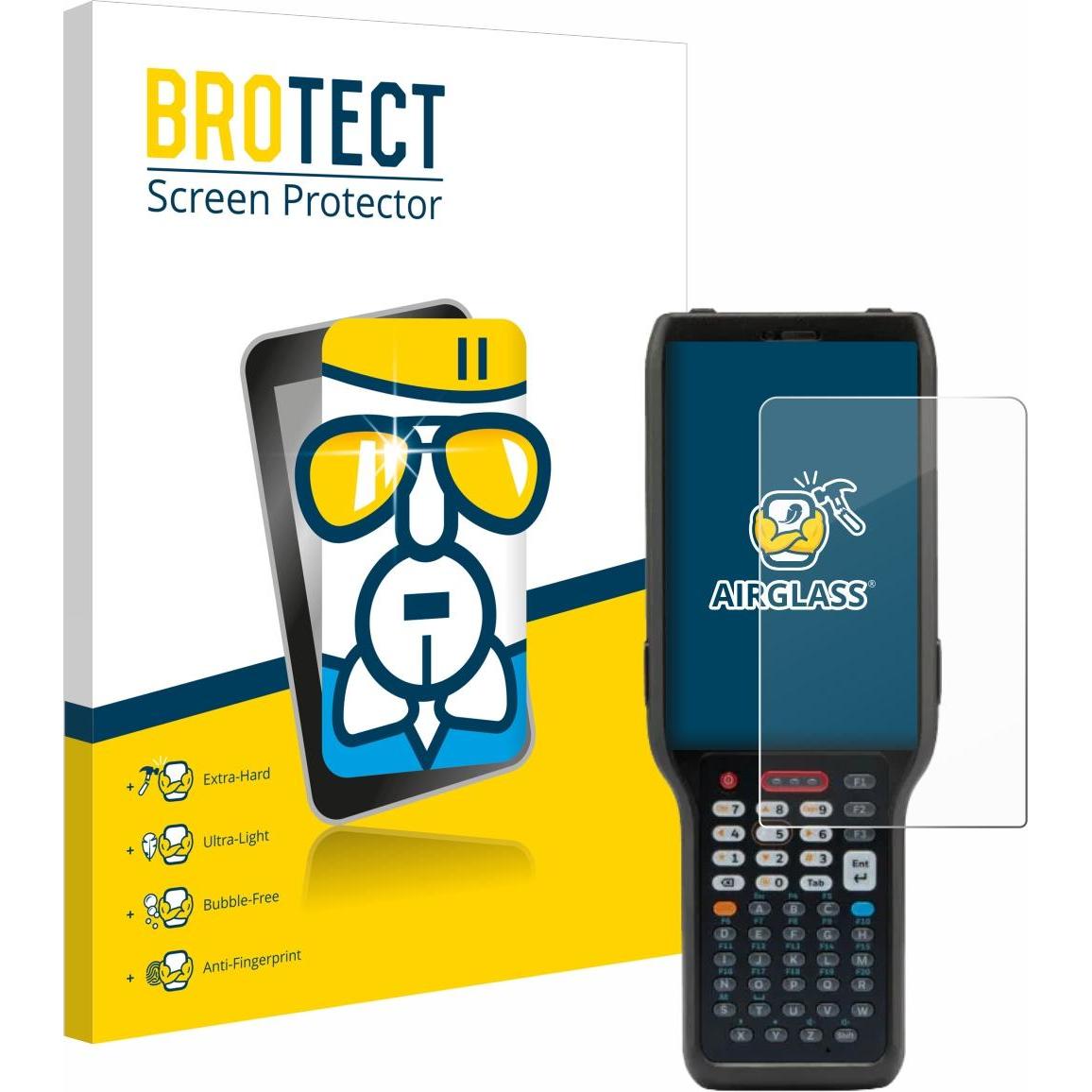 BROTECT Schutzglas Schutzfolie Displayschutz Display Schutz Glas Folie klar, Barcode-Scanner Zubehör