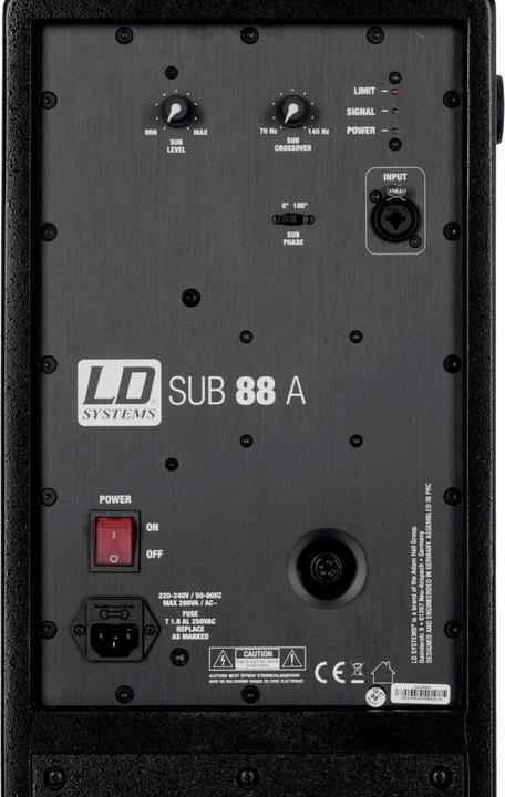 Immagine prodotto LD Systems SUB 88 A 2 x (Attivo, 1x 600 W)