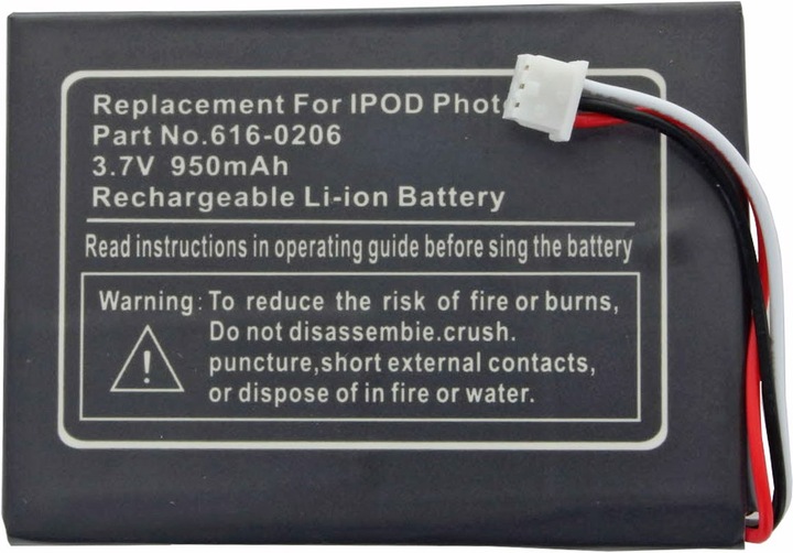 Produktbild AccuCell Akku für Apple iPod 4G, 616-0183, 616-0206