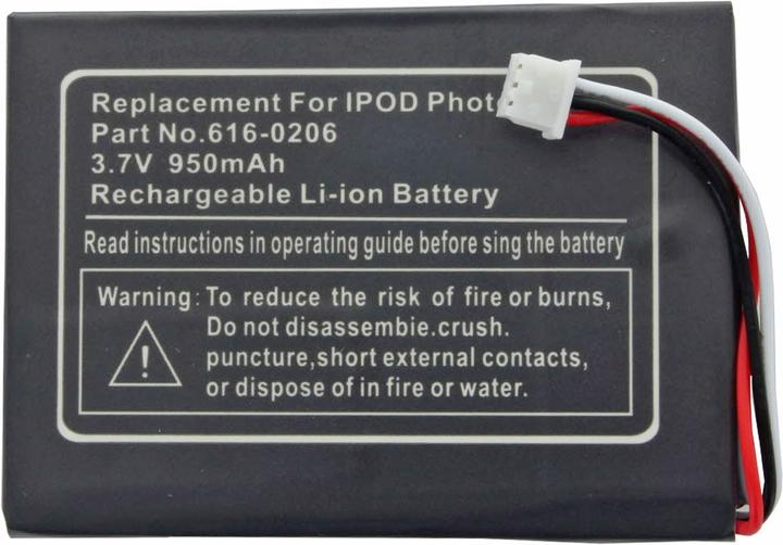Immagine prodotto AccuCell Akku für Apple iPod 4G, 616-0183, 616-0206