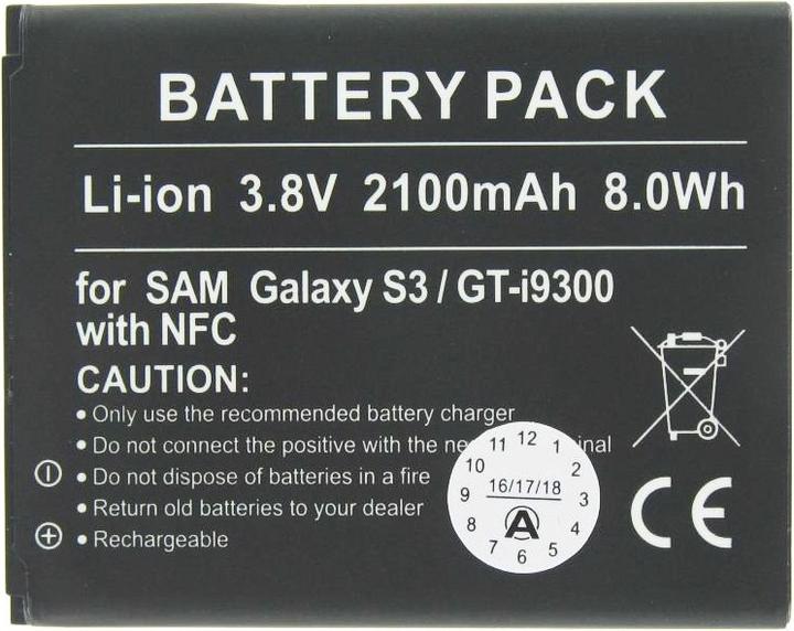 Produktbild Samsung Akku Galaxy S III i9300 mit integrierter NFC-Antenne