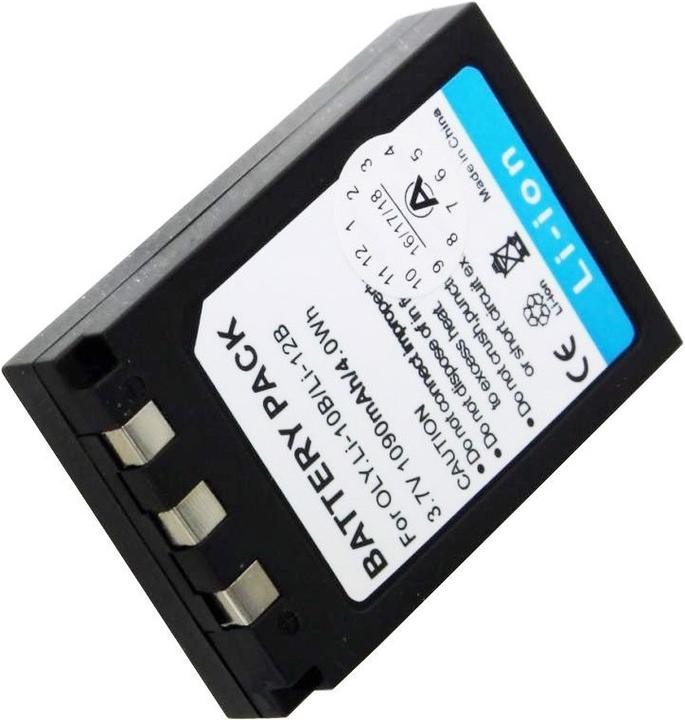 Actual product image Olympus Akku LI-10B, LI-12B (Camera battery)