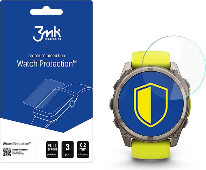 3MK FlexibleGlass Garmin Fenix 8 Solar/Sapphire 51mm Szkło Hybrydowe