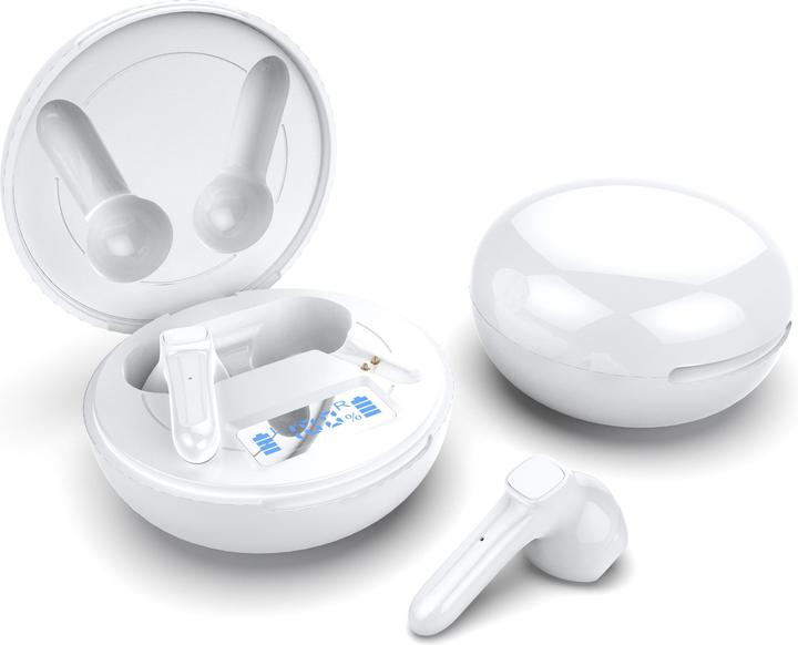 Actual product image Blaupunkt BLP4940 Earphones BT TWS White Wireless Bluetooth In-Ear (5 h, Wireless)