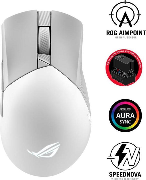 Actual product image ASUS ROG Gladius III (Cable, Wireless)