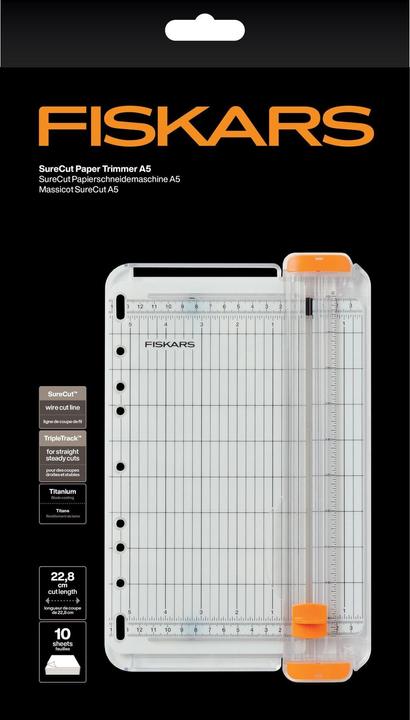 Produktbild Fiskars SureCut tragbar (5 Blätter, A5)