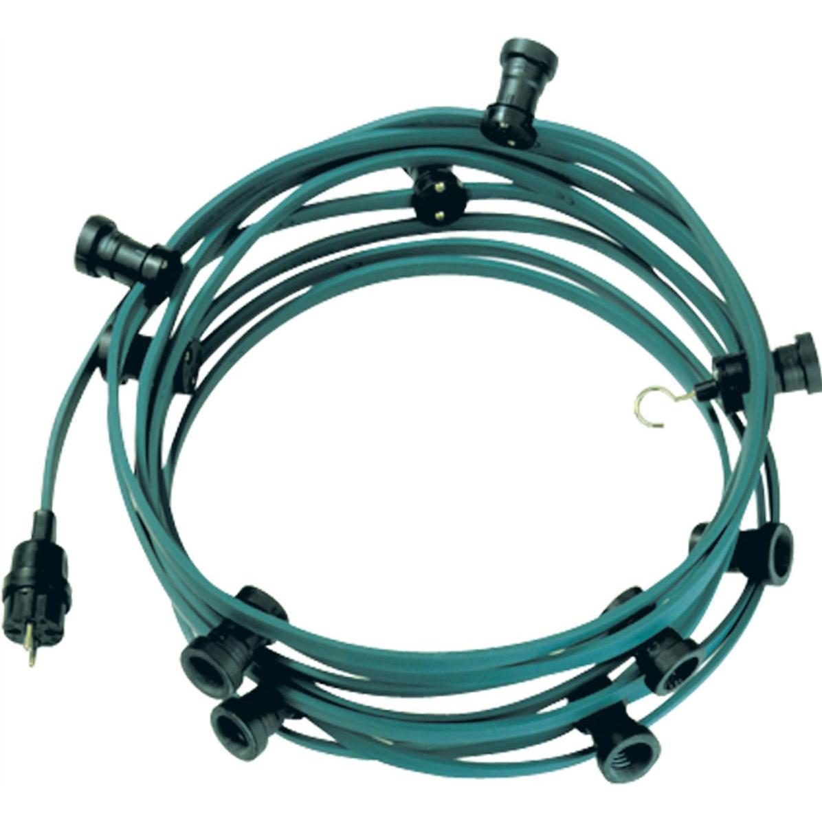Bachmann, Lichterkette, light chain 10m 10 sockets (3.80 m)