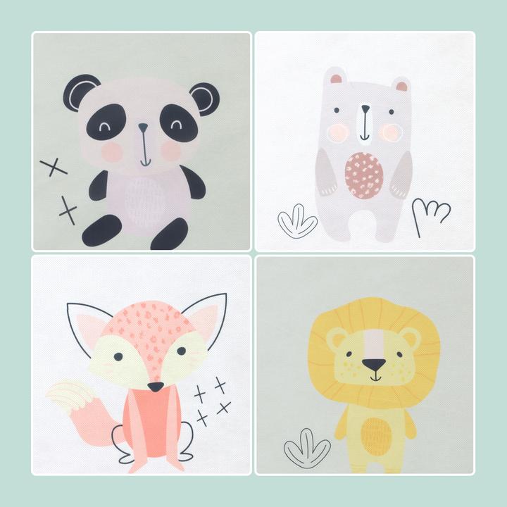 Actual product image Relaxdays 4x Storage Box for Kids