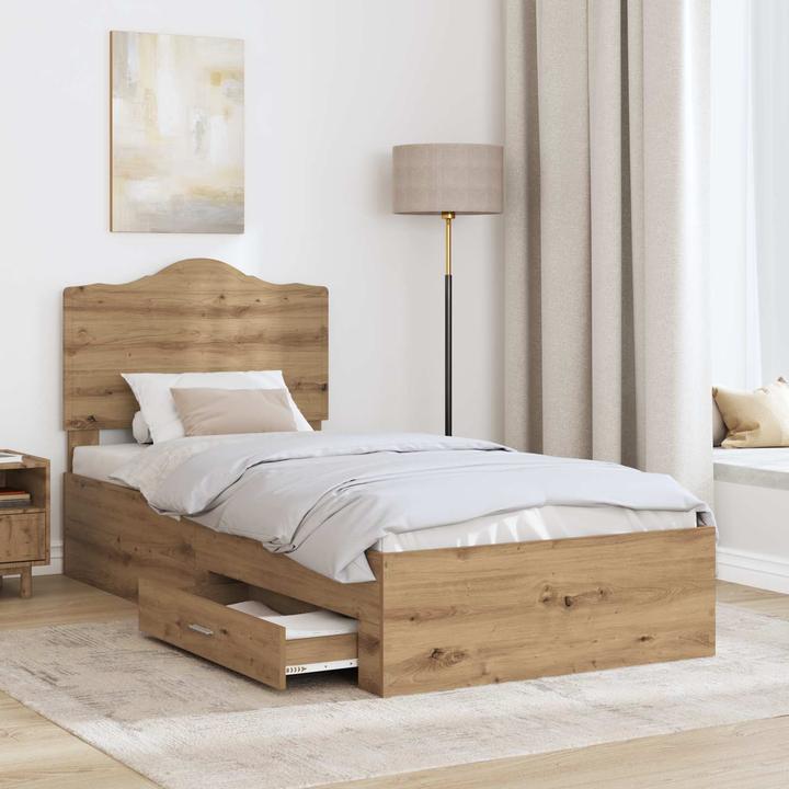Image du produit vidaXL Moderner Bettrahmen (90 x 200 cm)