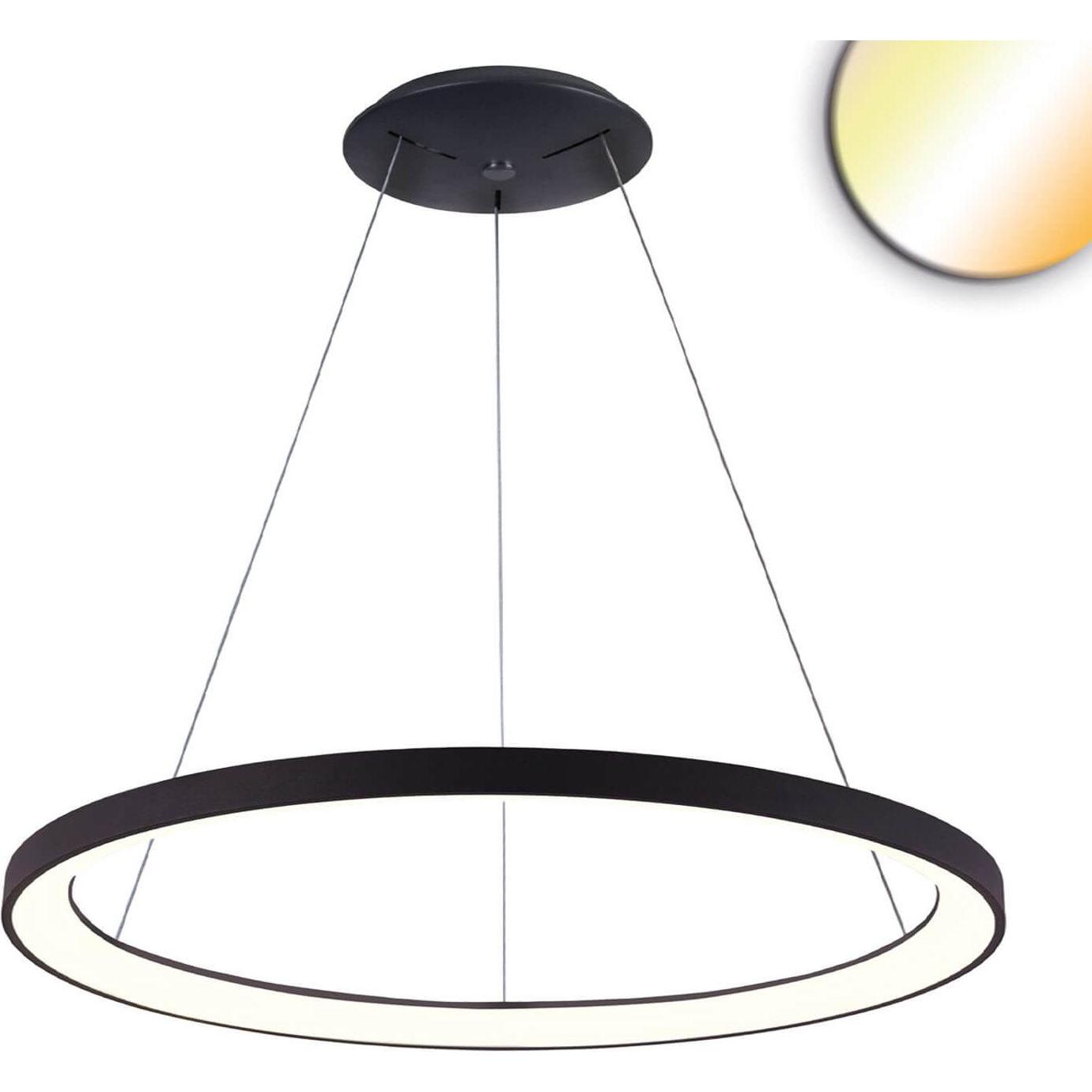 Isoled, Pendelleuchte, LED Hängeleuchte Orbit 780, schwarz, 60W, rund, ColorSwitch 3000/3500/4000K, dimmbar