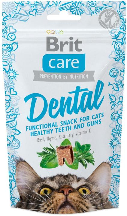 Actual product image Brit Care Cat Snack Dental 50 g - (12 pk/ps) (Adult, 1 pcs., 64 g)