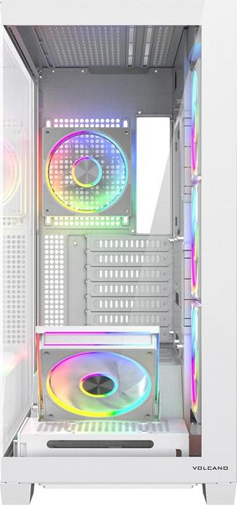 Image du produit Modecom Obudowa Volcano Stellar Plus Argb Midi 5f White (ATX, mATX, Mini-ITX)