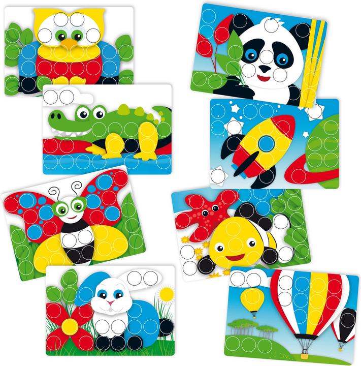 Produktbild Quercetti Stiftemosaik FantaColor Junior (49 Teile)