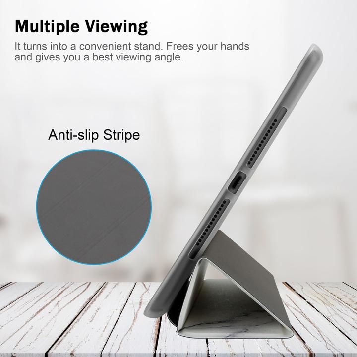 Actual product image Cadorabo Tablet Case Book Tablet Bunter Marmor (3, 4, IPad 2)