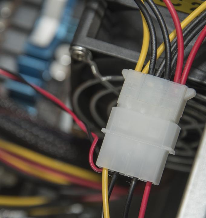 Actual product image Gembird FANCASE-4 Fan for PC case with 4 pin power connector (80 mm, 1 x)