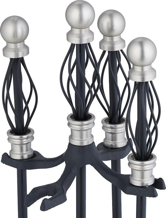 Image du produit Relaxdays Set de 5 couverts de cheminée