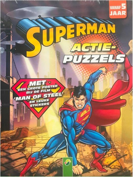 Superman Action Letter Puzzles, Mazes Activity Book