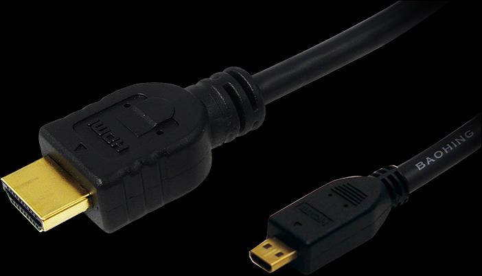 Produktbild LogiLink HDMI (Typ A) — micro HDMI (Typ D) (1 m, HDMI, 2.0)