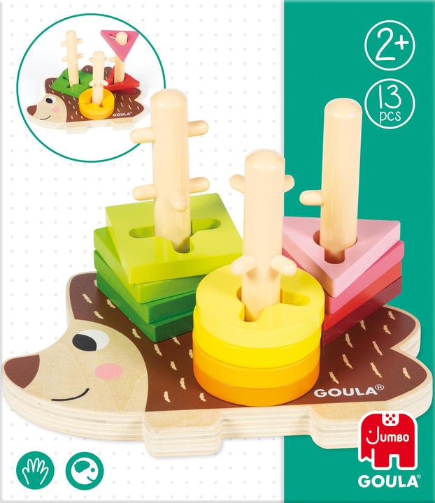 Actual product image Goula Stacking hedgehog