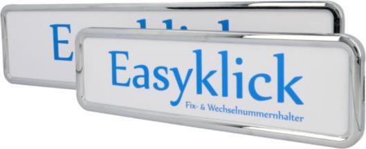 Image du produit Easyklick Titulaire d'une plaque d'immatriculation (Avant + arrière, Format long)