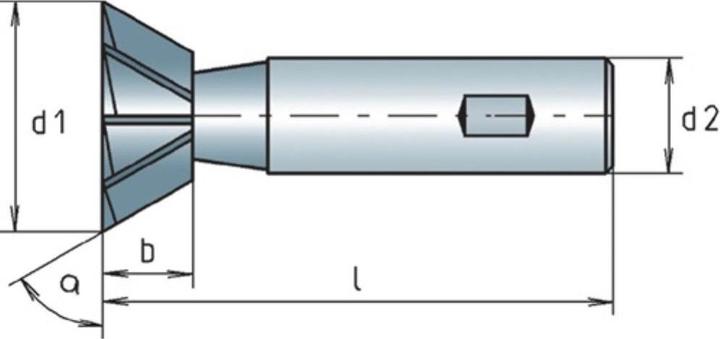 Actual product image Maykestag Angle cutter DIN 1833 C type N