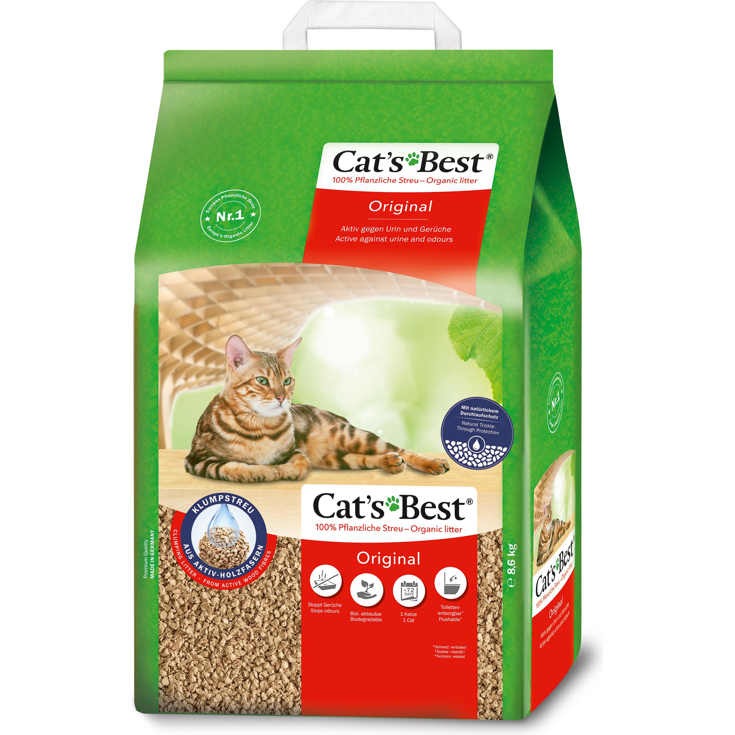Meilleurs prix pour Cat's Best Öko Plus / Original (env. 9 kg) Litière pour chat