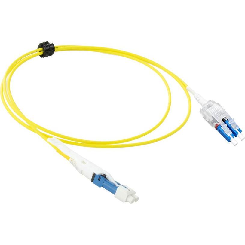Thumbnail - ACT 1.5 meters Singlemode 9/125 OS2 Polarity Twist uniboot duplex fiber patch cable with CS - LC con (CAT6, 1.50 m), Net...