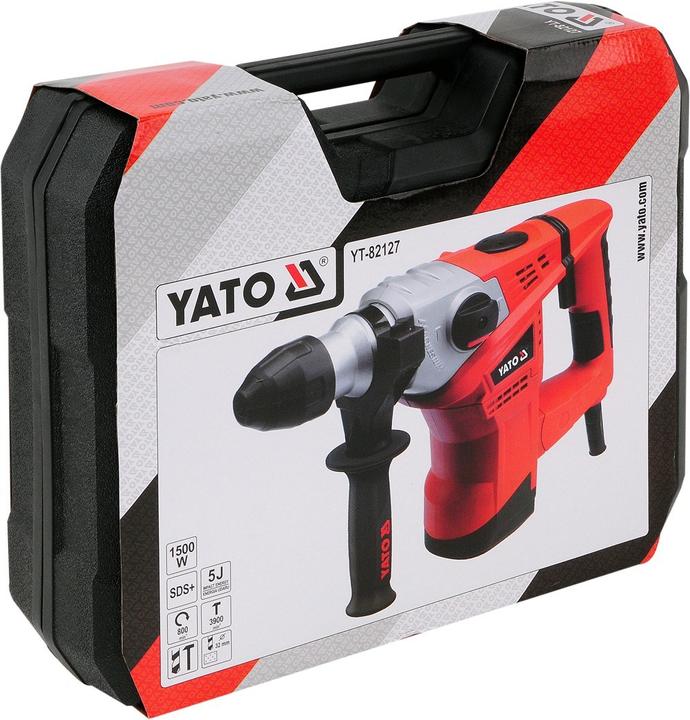 Image du produit Yato MARTEAU PERFORATEUR SDS-PLUS 1500W 5J YT-82127 (Fonctionnement sur secteur)