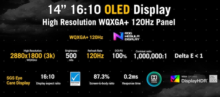 Actual product image ASUS ROG Flow X16 RTX 4060 (16", Intel Core i9-13900H, 16 GB, 1000 GB, CH)