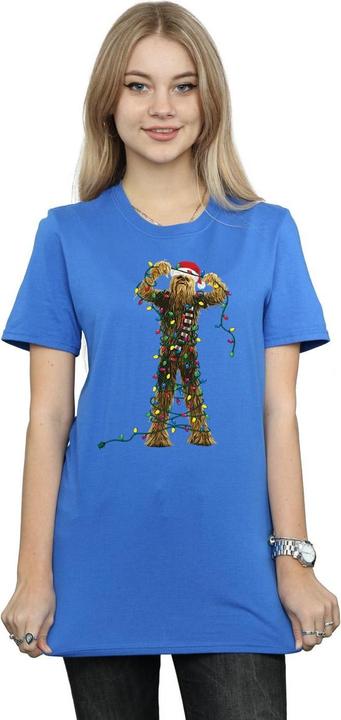 Produktbild Star Wars Chewbacca Christmas Lights TShirt (3XL)