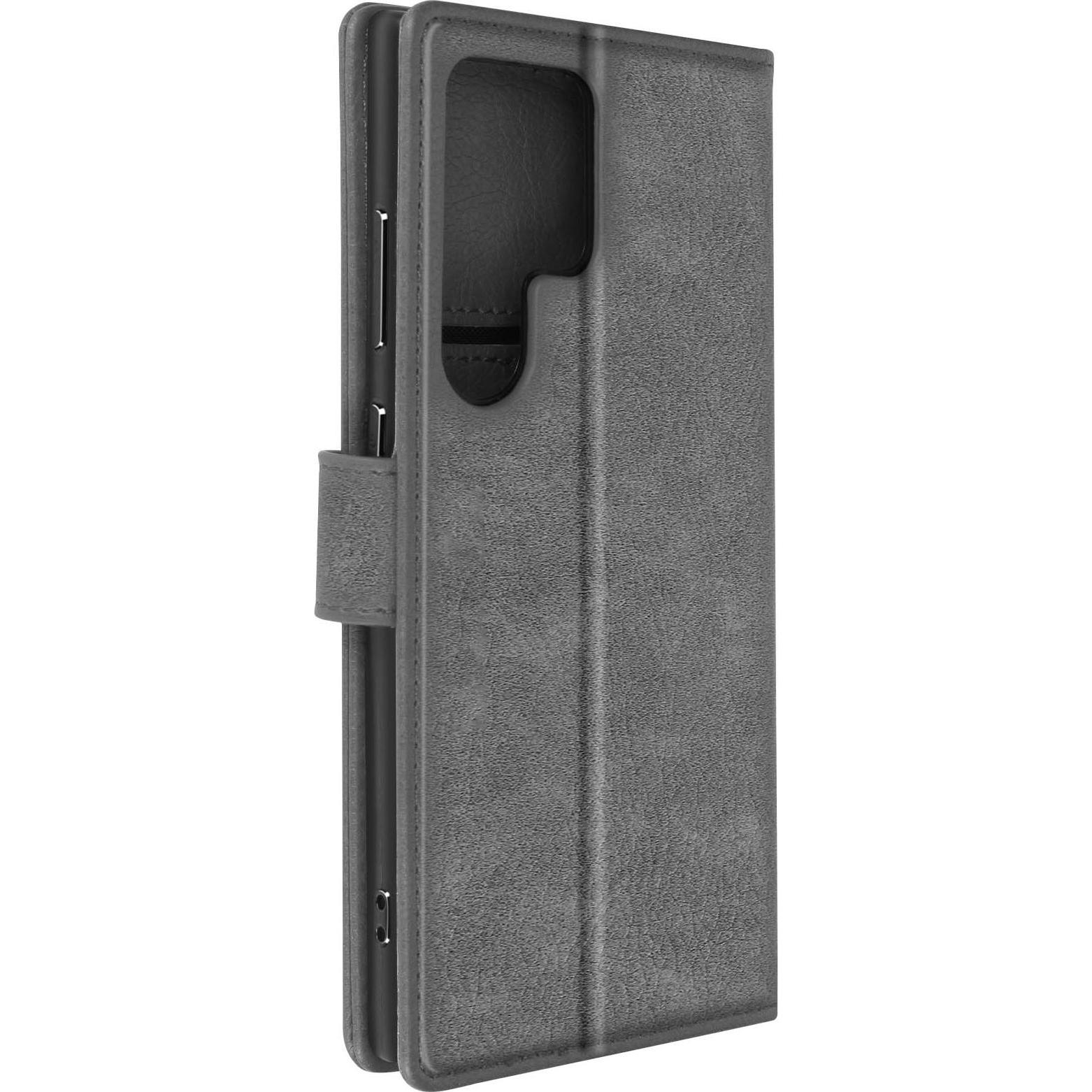 Thumbnail - Avizar Chesterfield Wallet Cover Series (Samsung Galaxy S24 Ultra), Smartphone Hülle, Grau
