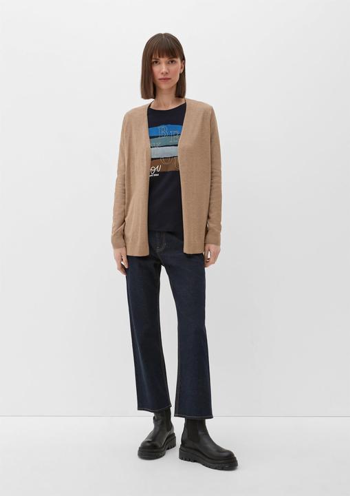 Produktbild s.Oliver Strickjacke Strickjacke aus Viskosemix (46)