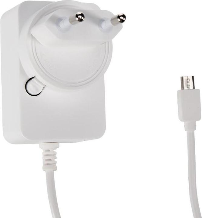 Productafbeelding Velleman Compacte Universele Lader Met Micro USB Aansluiting - 5 Vdc - 2,5 A Met 4 Reisstekkers (5 W)