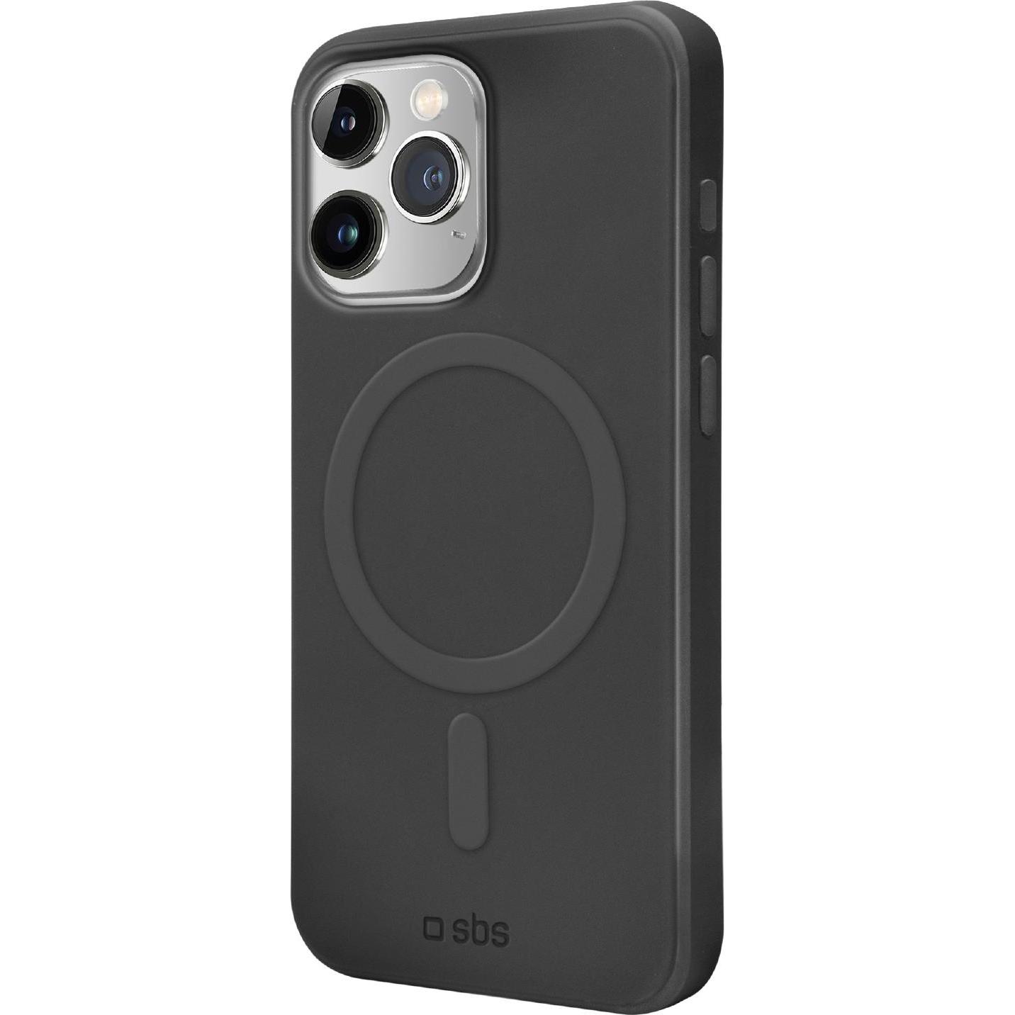 SBS Instinct Mag Cover iPhone 15 Pro schwarz (Apple iPhone 15 Pro Max), Smartphone Hülle, Schwarz