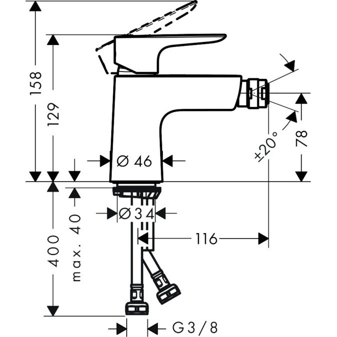 Thumbnail - hansgrohe, Badarmatur, Talis E