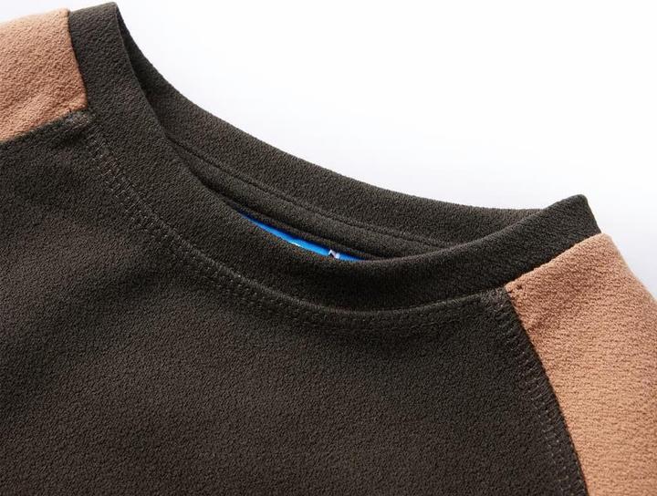 Immagine prodotto vidaXL Felpa da bambino color kaki scuro e marrone cammello (104)