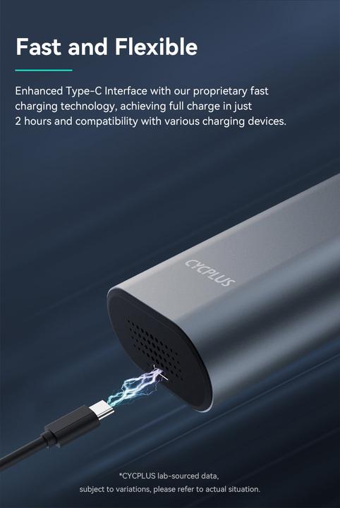 Actual product image Cycplus Air pump A8