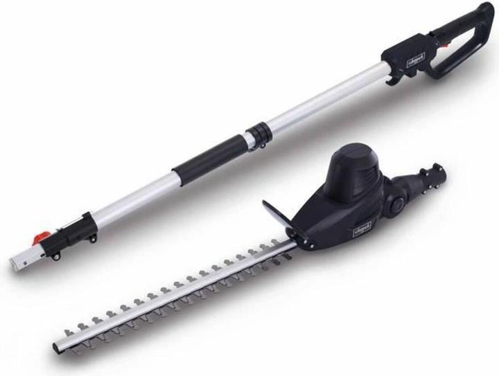 Actual product image Scheppach 500 W electric telescopic hedge trimmer incl. shoulder strap (Electrical connection)