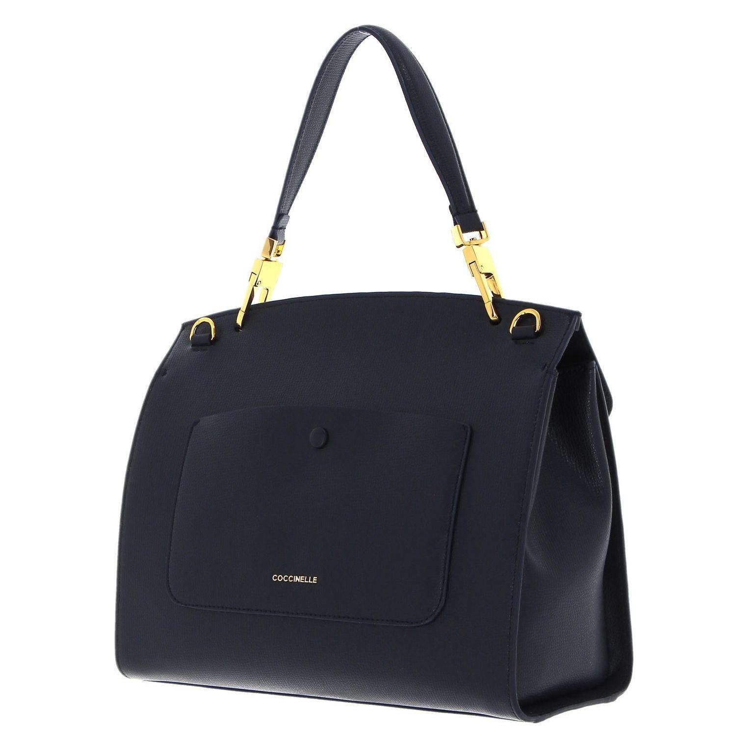 Coccinelle, Damen, Handtasche, Neofirenze Text Handbag, Blau