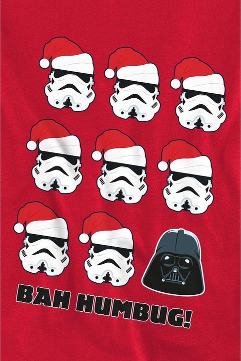 Actual product image Star Wars Unisex Adult Bah Humbug Stormtrooper Darth Vader Sweatshirt (XL)
