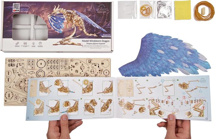 Actual product image Ugears Dragon Windstorm