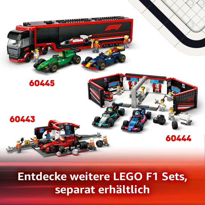 Actual product image LEGO F1 Rennfahrer mit McLaren Rennauto (60442, LEGO City)