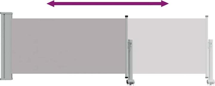 Produktbild vidaXL Seitenmarkise (3 m)