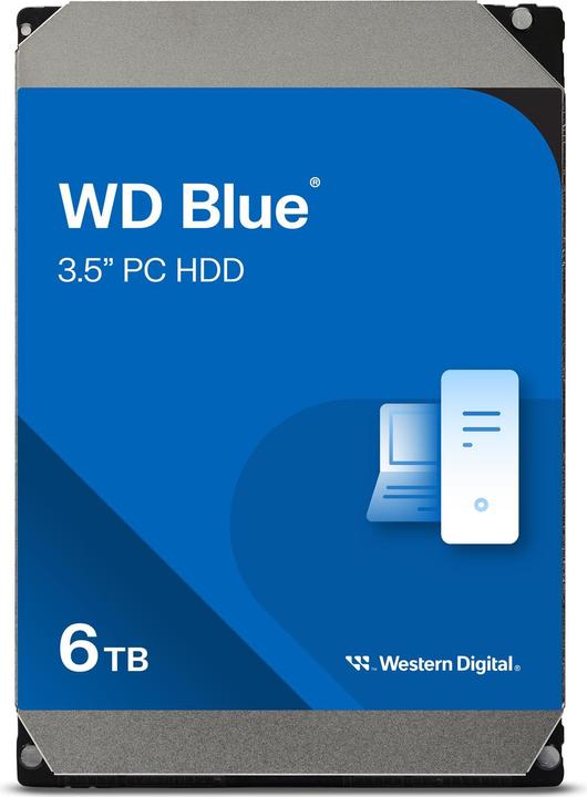 Actual product image WD Blue (6 TB, 3.5", CMR)