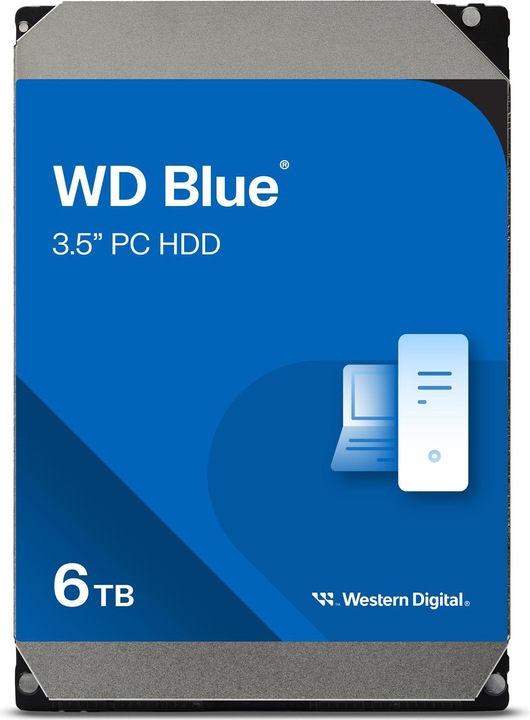 Actual product image WD Blue (6 TB, 3.5", CMR)