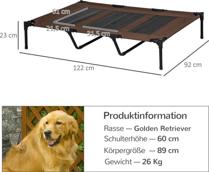 Produktbild PawHut Hunde Liegeplatz inklusive Tragetasche (Hund)